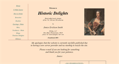 Desktop Screenshot of historicdelights.com